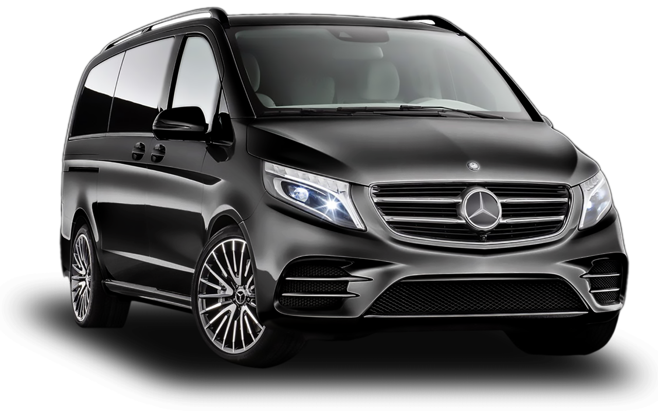 Mercedes Classe V nera — Virtus Autonoleggio